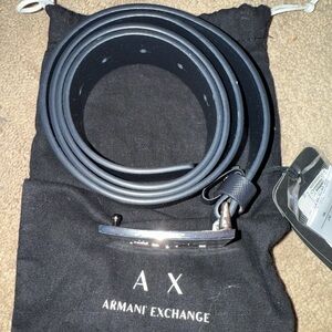 NEW | Armani Exchange Black Men's Belt | size:40 men